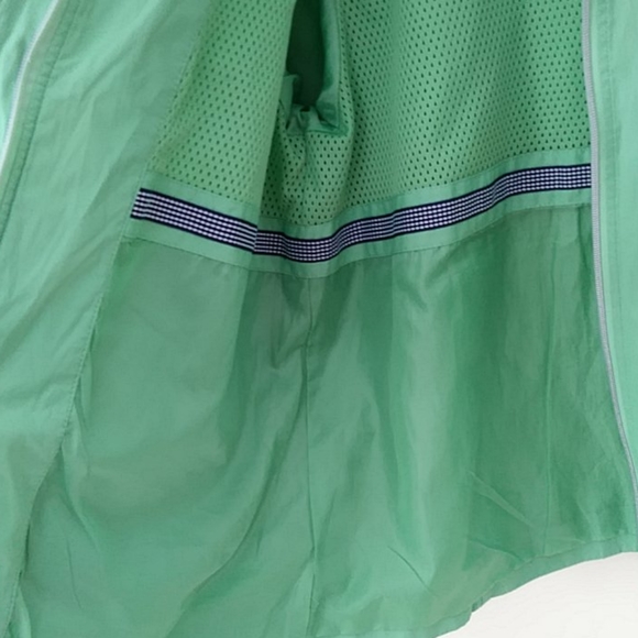 The Tog Shop Zippered Fall Lined Lightweight Coat M Green Blue Accent - Picture 10 of 16
